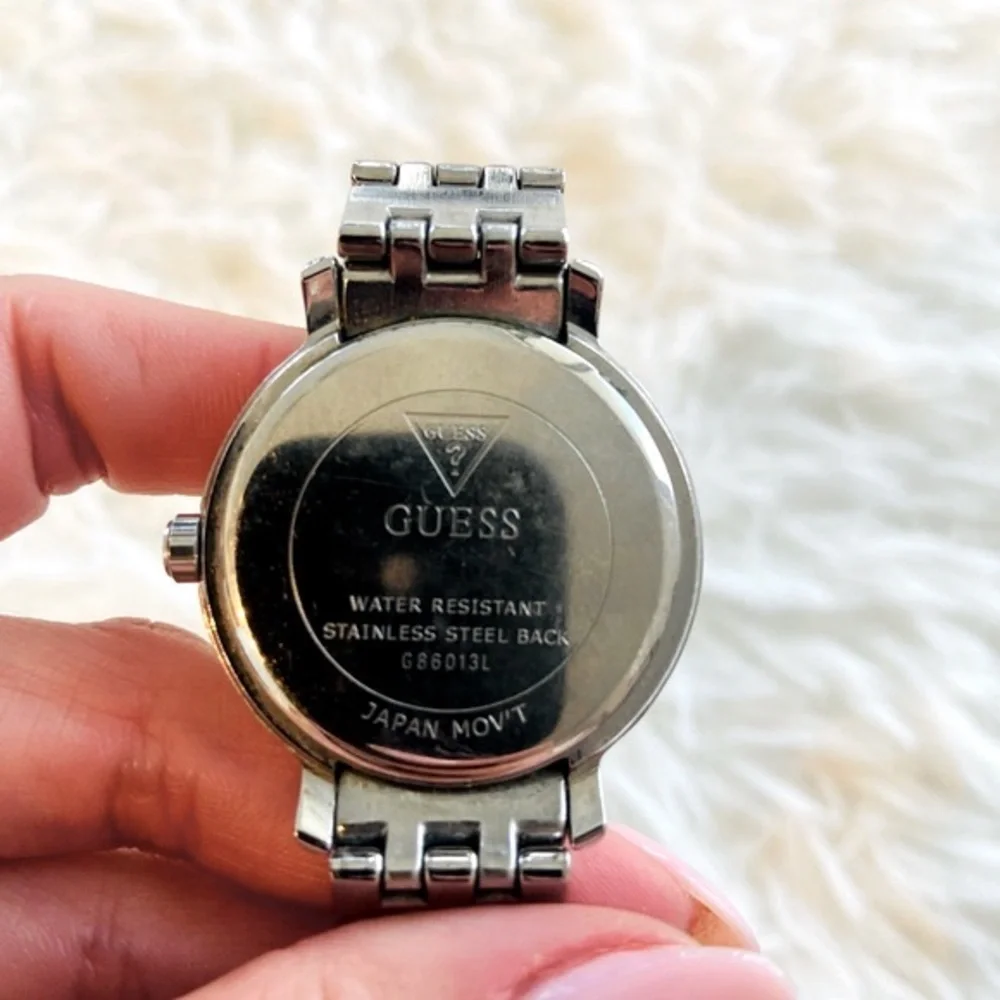 🤍 Stainless Steel Guess Butterfly Watch